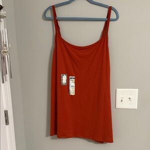 Terra & Sky Women's Rust Camisole Top